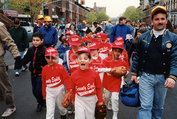 78th Precinct Baseball Parade ca.1990