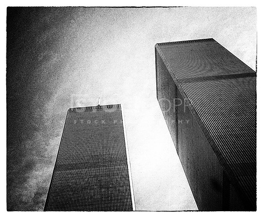 World Trade Center in Black and White
