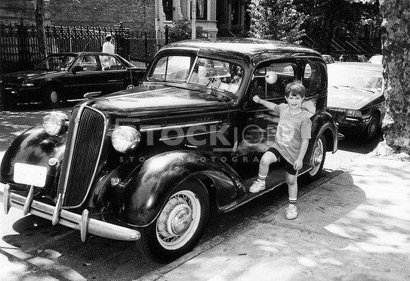 Antique Car - Park Slope Brooklyn ca. 1990