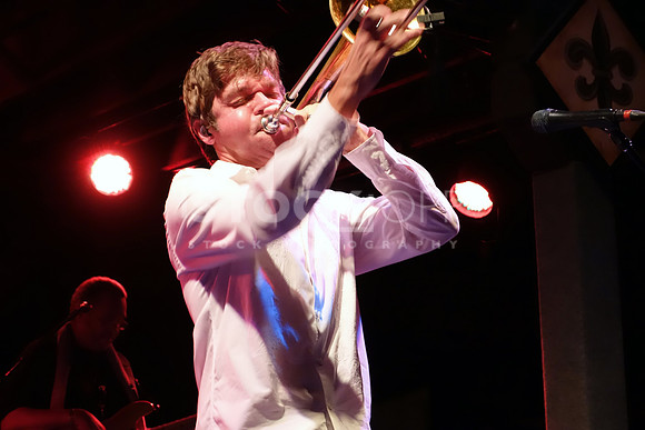 Mark Mullins  and George Porter, Jr. at Tipitina's Uptown (closeup)